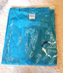 printstar半袖Ｔシャツブルー（Ｍ）ドルフィン柄　イルカ