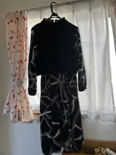 【なっち様専用】婦人服　輸入ワンピース　ベロア素材