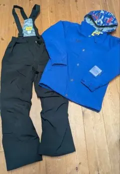スキーウェア　nima ブラック　ブルー　青　キッズ　160