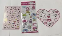 ハローキティ　平成レトロシールセット　おまけ付き！