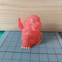ル*テ様 ゴジラグッズ 指人形フィギュア バーニングゴジラ クリアレッド