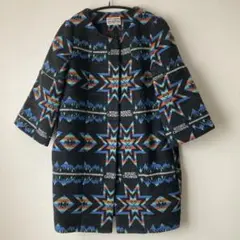 RODEO CROWNS 幾何学模様コートSロデオクラウン