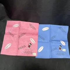 【新品未使用】ディズニー ミッキーマウス ハンカチ2点セット