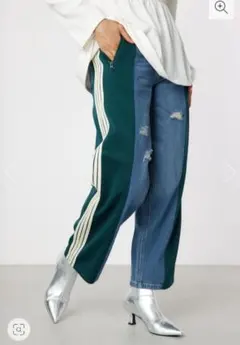 ロデオクラウンズ　カスタムデニムトラックパンツ