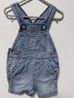 GAP デニム　オーバーオール 半ズボン　80