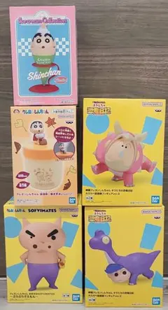 クレヨンしんちゃん　フィギュア5点セット