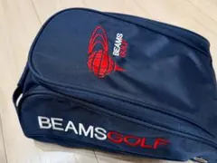 【美品】BEAMS GOLF シューズケース ネイビーのサムネイル