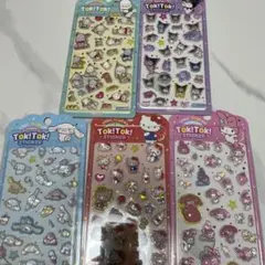 韓国限定 サンリオ ボンボンドロップシール 5枚セット TOKITOKI