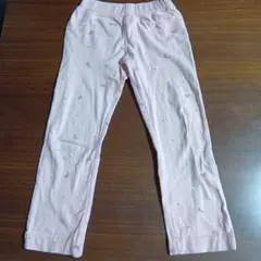 ピンク花柄ロングパンツ