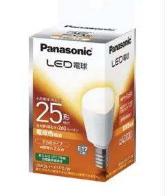 Panasonic LED電球 25形相当 電球色 LDA3L-E17/E/W