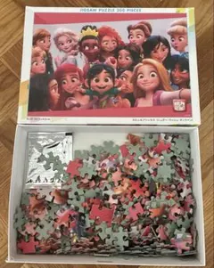 【美品】DISNEY ディズニープリンセス　ジグソーパズル(300ピース)箱ありのサムネイル