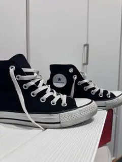 CONVERSE ブラック ハイカット スニーカー