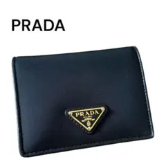 PRADA プラダ ナイロン素材 二つ折り財布 カードケース 箱付き