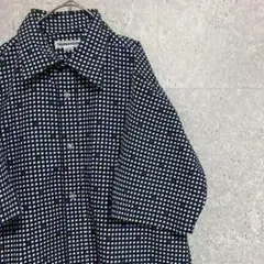 90s vintage 柄シャツ　古着　半袖　メンズ　M 個性派