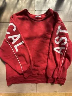 赤色スウェット CAL AST RONOMI