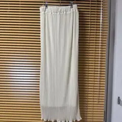 アイボリー プリーツスカート Mサイズ