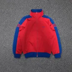 【美品】 80s デサント製 adidas トラックジャケット