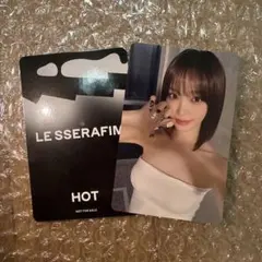 LE SSERAFIM hot ラキドロ トレカ 特典 ユニバ チェウォン