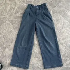 Pink Platte ピンクラテ　 デニムワイドパンツ　ジーンズ 140cmのサムネイル