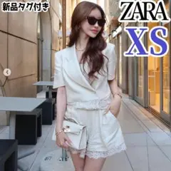 ZARA レースショートブレザー XS 鈴木亜美さん着用 - メルカリ