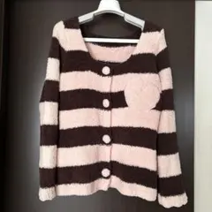 ピーチジョン　ストライプハートルームウェアセット