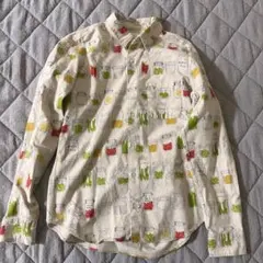 柄シャツ　長袖のサムネイル