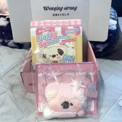 文清WENQINGSTRONG アニマルスクイーズ ピンクリラ