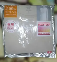【新品未使用】HEATTECH コットンクルーネックＴ 極暖 L ベージュ