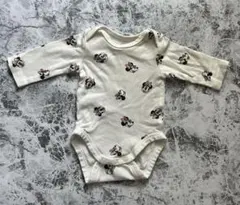 H&M ミニーマウス 長袖ボディスーツ