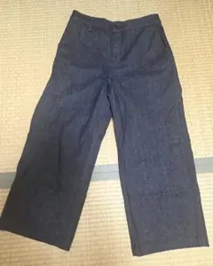 無印良品 デニム ワイドパンツ XXLのサムネイル