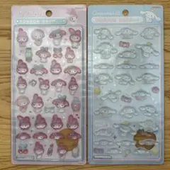 〔正規品〕サンリオ　ボンボンドロップシール　マイメロディ　シナモロール