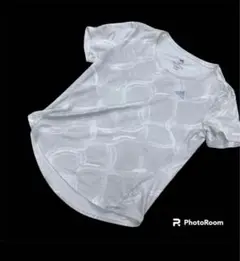 adidas アディダス　トレーニング　ヨガ　ウェア　半袖　T シャツ　ホワイト