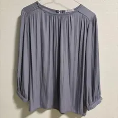 ハニーズ グラシア　七分袖ギャザーブラウスLLサイズ　大きめサイズ　※値下げ不可