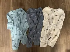 next 動物柄ロンパース 3枚セット　3-6mths