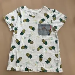 Bobson パイナップル柄 半袖Tシャツ 120cmのサムネイル