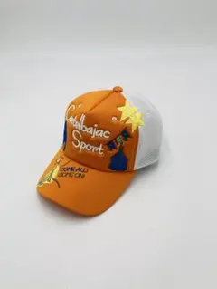 新品 CASTELBAJAC カステルバジャック メッシュキャップ オレンジ 白のサムネイル