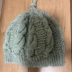 ハンドメイドレディースニット帽子