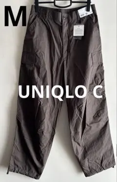 ユニクロC ワイドフィットカーゴパンツ M ダークブラウン