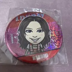 E-girls 佐藤晴美 75mm缶バッジ