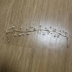 미사용 진주 및 라인스톤 헤드드레스