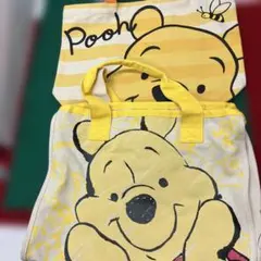 (11-47)プーさん 大型トートバッグ2点