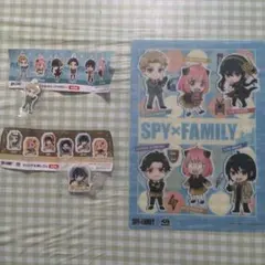 スパイファミリー　オリジナル下敷き　消しゴム　ラバーアクセサリー　くら寿司