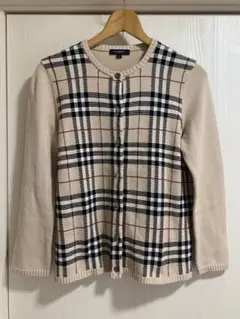 BURBERRY LONDON ノバチェック カーディガン