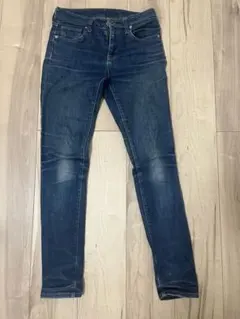 ダークブルー スキニーデニム　GU