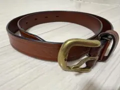 メンズ レザーベルト ブラウン