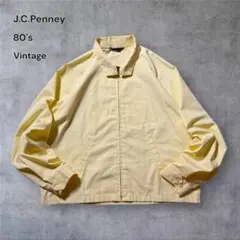 1959古着80年代Jcpenneyハリントンジャケットソリッドビンテージ日本製のサムネイル