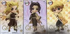 Qposket フィギュア／ 煉獄杏寿郎・胡蝶しのぶ・我妻善逸 の3体セット