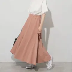 AMERICANHOLIC新品タグ付きリラックスカットフレアスカート テラコッタ