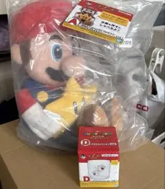 スーパーマリオ 一番くじ A賞マリオのおしゃべりぬいぐるみ D賞グラス テレサ