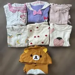 ベビー服 まとめ売り 女の子 50～70 カバーオール
